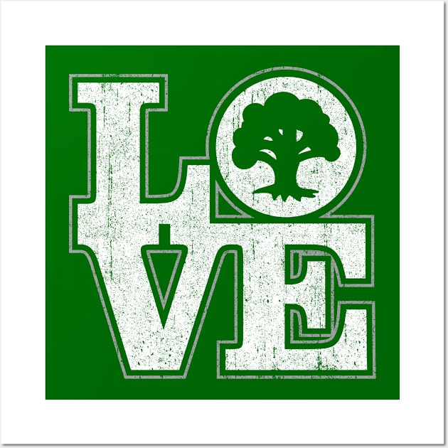 Love Green Wall Art by huckblade